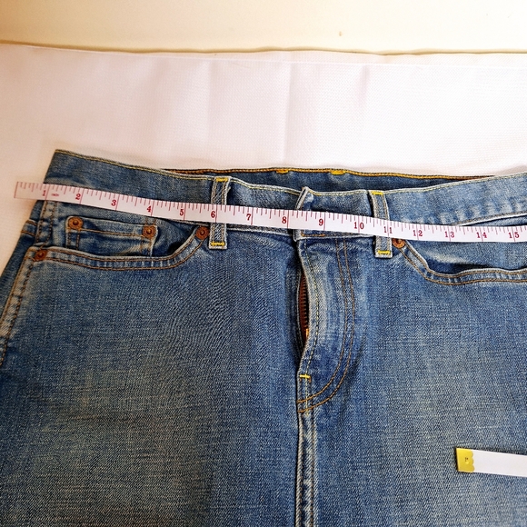 Lucky Jeans brand " The Denim in a Pencil" Y2K core jean skirt. - Picture 3 of 12